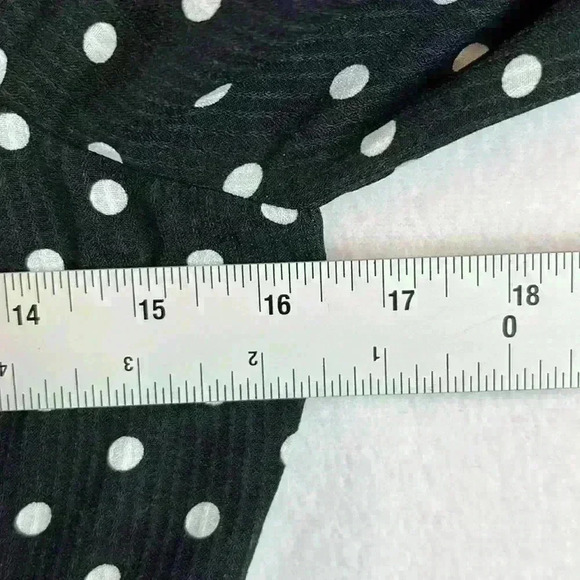 Lulu's Charmed and Classy Dress Women's Small Black and White Polka Dot Midi - Picture 4 of 8